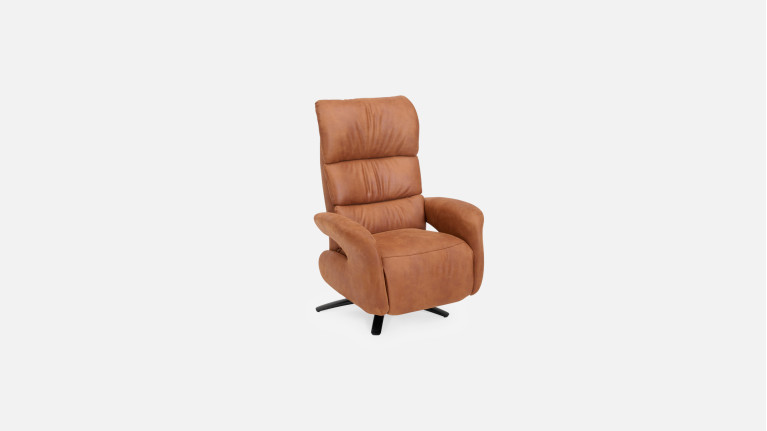 Fauteuil relaxation manuelle New Eden en cuir