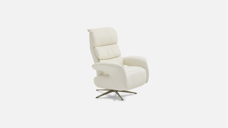 Fauteuil relaxation manuelle New Eden en cuir
