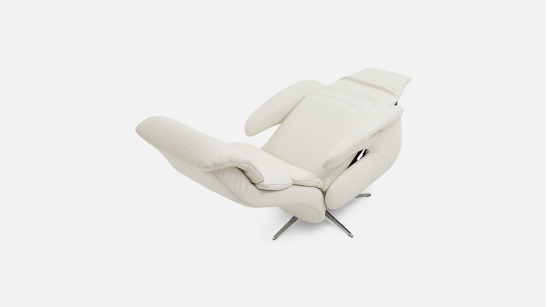 Fauteuil relaxation manuelle New Eden en cuir