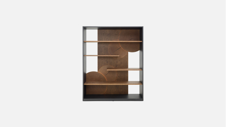 Bibliothèque NEO EQUINOXE | Bibliothèque design éclairée