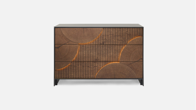 Commode NEO EQUINOXE | Commode design aux reliefs texturés