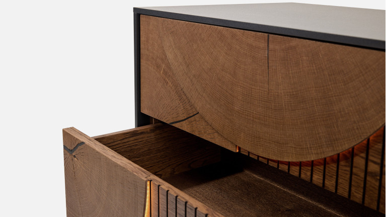Commode NEO EQUINOXE | Commode design aux reliefs texturés