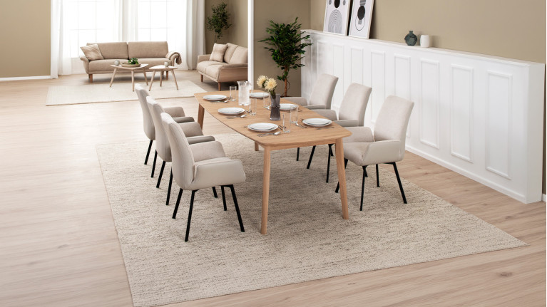 Chaise 9053 | Design ergonomique avec base pivotante