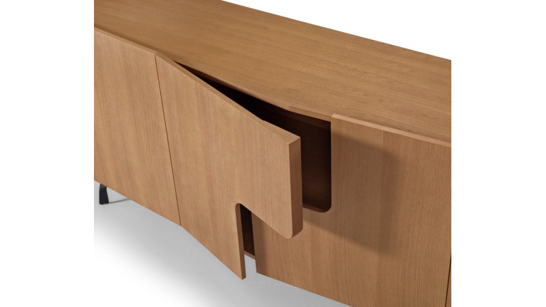 Buffet 4 portes JADE design élégant et rangement généreux