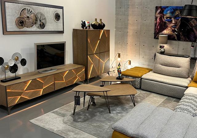 Composez votre salon et salle à manger design en bois haut de gamme directement dans votre magasin à Mulhouse