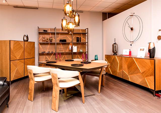 Salon design en bois dans votre magasin de meubles à Bruay-la-Buissière