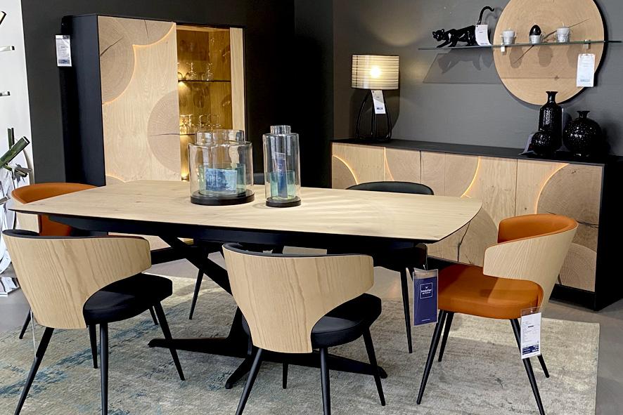 Table extensible, chaises design et meubles de rangement pour votre salon ou salle à manger à découvrir à Roanne