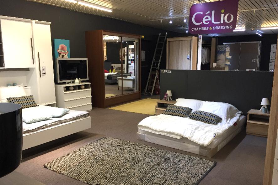 Espace literie avec sommier, matelas, Meubles CELIO à découvrir dans votre magasin de Melun